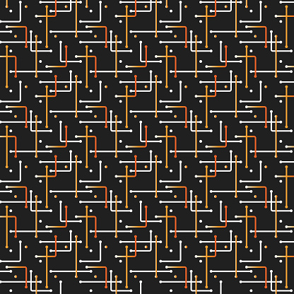 Network Connection Pattern Network Connections Pattern Stock Illustration - Download Image Now ...