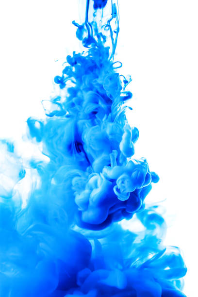 istock blue ink in water isolated on white background 680720638