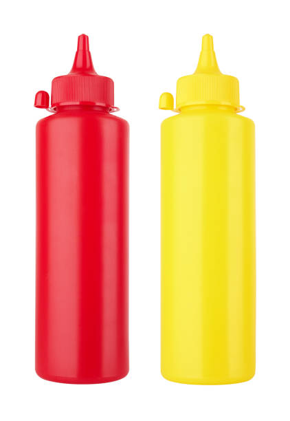 istock Bottles of Ketchup and Mustard 680722132