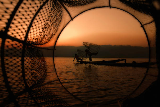 istock Fisherman at Inle Lake, Myanmar 680730828