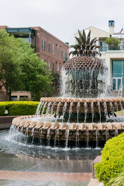 istock Pineapple Fountain, Charleston, South Carolina 680731042