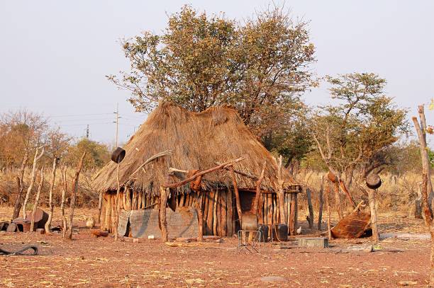 istock Hut of a Himba Tribe in Namibia 680733834