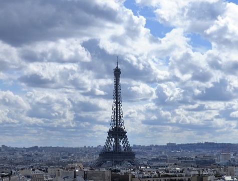 Eiffel Tower from the Arc De Triomphe