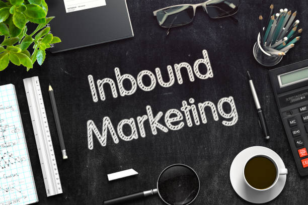 istock Inbound Marketing on Black Chalkboard. 3D Rendering 680751722