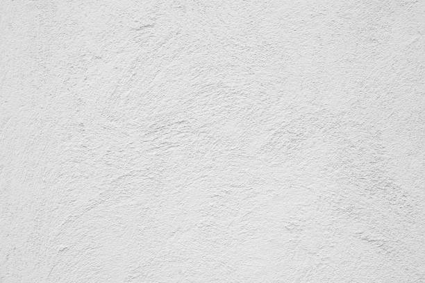 装飾的な白いスタッコの壁テクスチャ - 化粧しっくい ストックフォトと画像