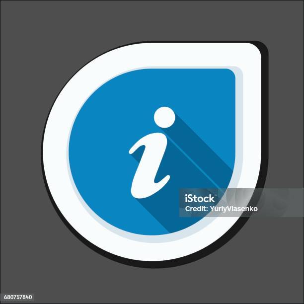 Persistent Info Button Info Button Illustration Stock Illustration - Download Image Now ...