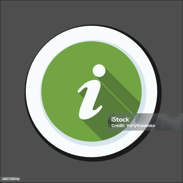 Persistent Info Button Info Button Illustration Stock Illustration - Download Image Now ...