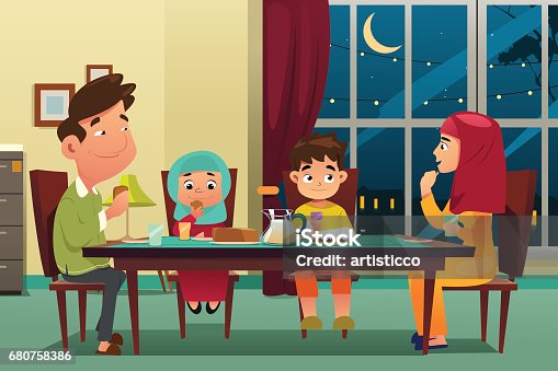 47 Family Dinner Table Drawing Illustrations & Clip Art - iStock