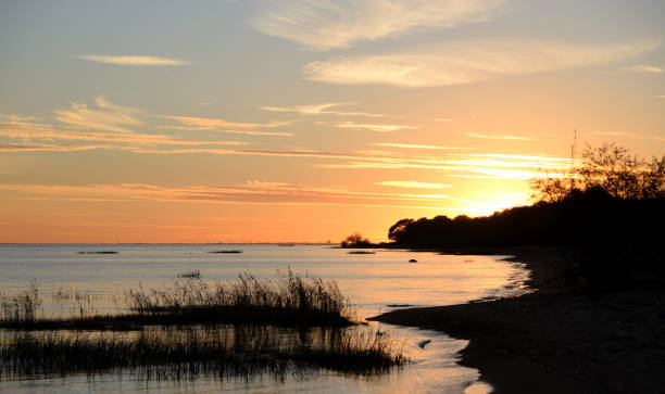 istock Colorful sunset over the sea. 680761566