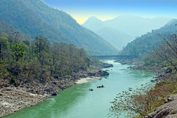 istock The holy river Ganges in India near Laxman Jhula 680766076