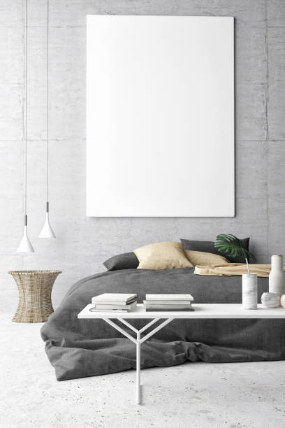 istock Poster in hipster Bedroom 680767178
