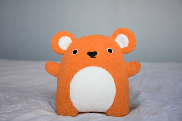 istock Cute little orange Teddy Bear 680767674