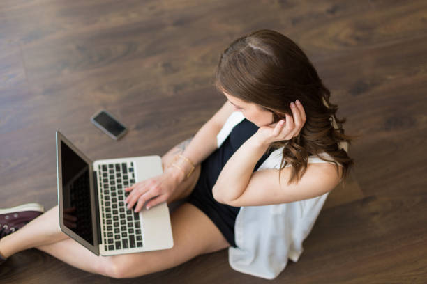 istock Woman working at the laptop 680768070