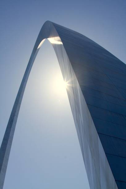 istock Sunburst Through The Gateway Arch In St. Louis 680782254