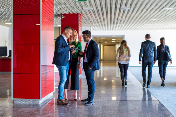 istock Business ideas in the lobby 680789610