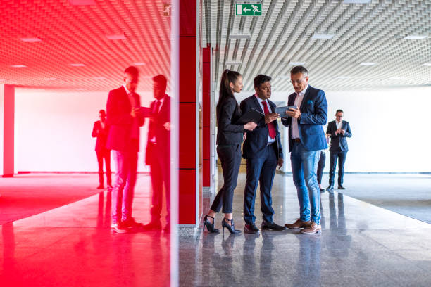 istock Business people in the lobby 680789614