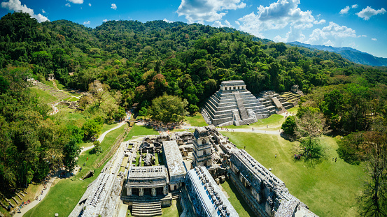 Archeological ruins of Palenque, Mexico