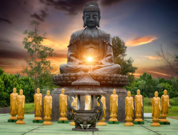 Buddha Statue Buddha of light wat tham sua stock pictures, royalty-free photos & images