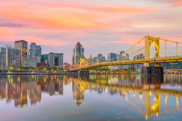 istock Panorama of downtown Pittsburgh at twilight 680820156