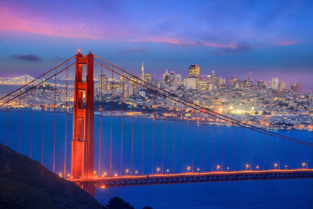 istock Golden Gate Bridge and downtown San Francisco 680820250