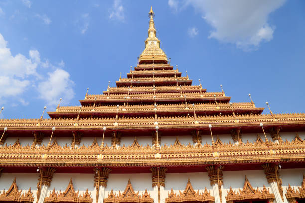 Phra Mahathat Kaen Nakhon Stupa in Wat Nong Waeng, Khon Kaen Province, Thailand