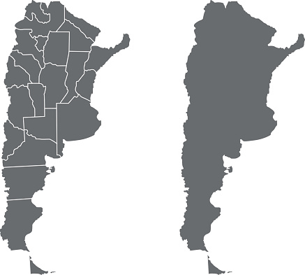 vector map of Argentina