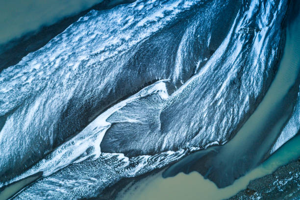 アイスランド川 - ice float ストックフォトと画像