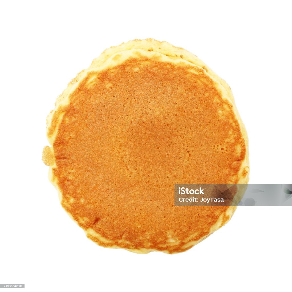 circle plain pancake isolated on white it is circle plain pancake isolated on white. Pancake Stock Photo