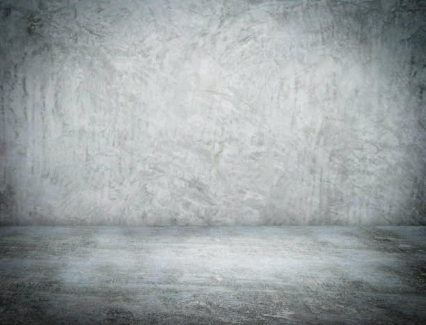 istock Empty Room perspective,grunge concrete wall and cement floor, Mock up template for display or montage of product 680834954
