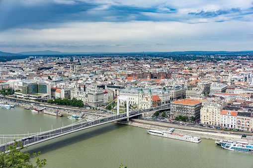 A cityscape view of Budapest, Hungary