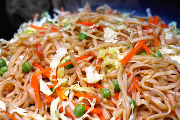 istock Traditional Vegetarian Pad Thai in Wok 680874294