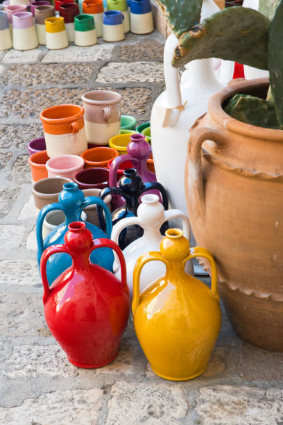 istock souvenir. Polygnano at sea. Apulia. Italy. 680875814