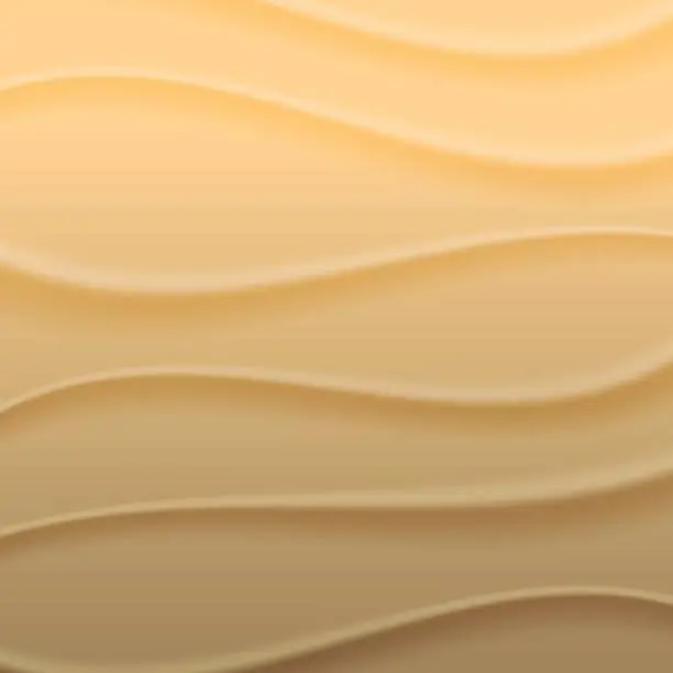 Vector illustration of Background waves of sand, vector illustration.