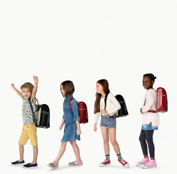 istock Group of Children Walking Concept 680878982