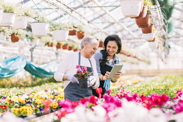 istock Gardening and technology through the generations 680881744