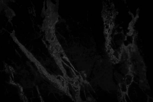 istock Black marble natural pattern for background, abstract black and white 680886750