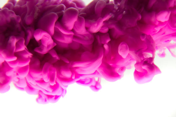 istock purple ink in water isolated on white background 680890338
