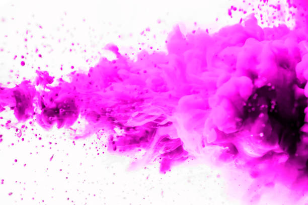 istock purple ink in water isolated on white background 680897544