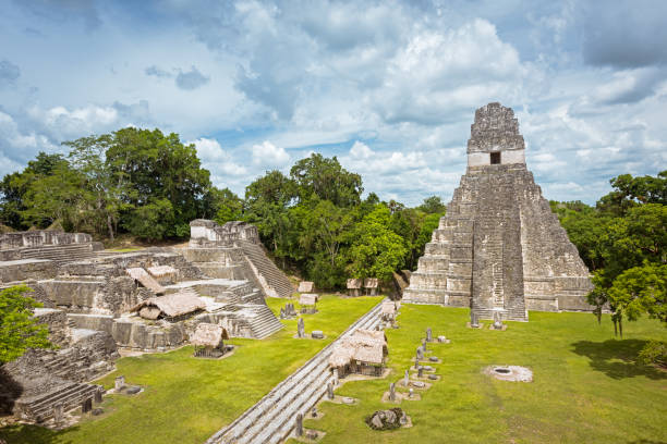 istock Tikal Guatemala Temple Complex Mayan Jaguar Pyramid 680898744