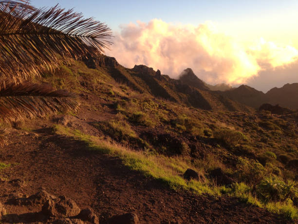 Sun set, teide national park, tenerife