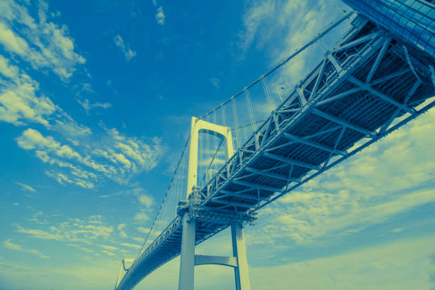 istock duotone graphic of modern bridge 680917052