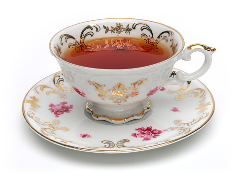 Taza de té antigua photo