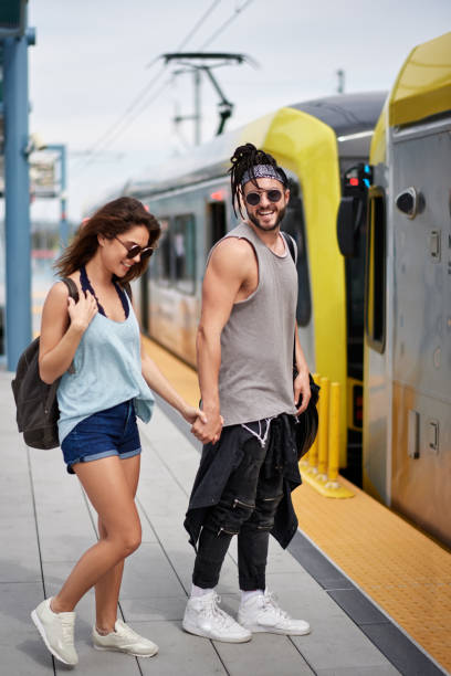 istock Young couple in the city 680932446