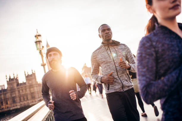 istock Running in their favourite city 680948298