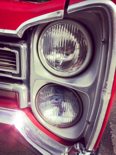 istock Detail of a old car 680957600