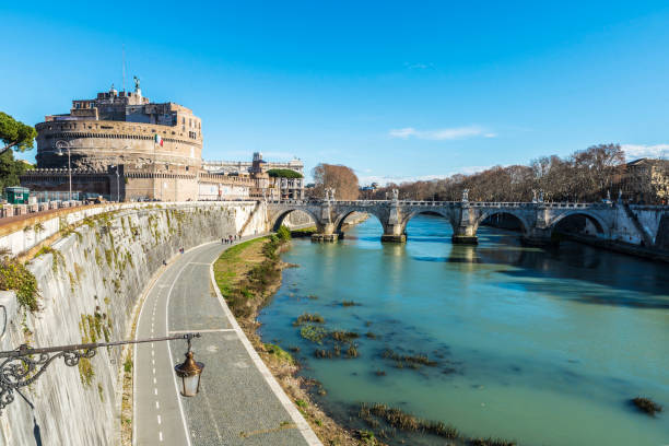 istock Castle of Sant Angelo in Rome, Italy 680963516