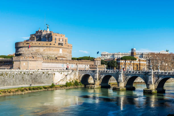 istock Castle of Sant Angelo in Rome, Italy 680964698