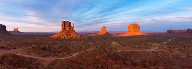 istock A monument valley, Colorado, Utah, United States, Panorama during sunset 680999624