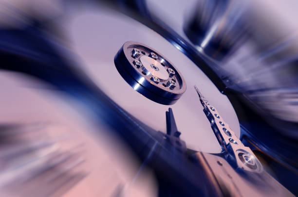 istock close up of hard disk with postproductions effects 680999780