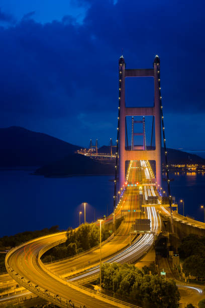 istock Tsingma bridge in Hong Kong 680999920